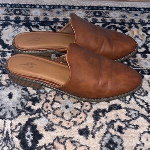 Women's Brown Slip-On Loafers